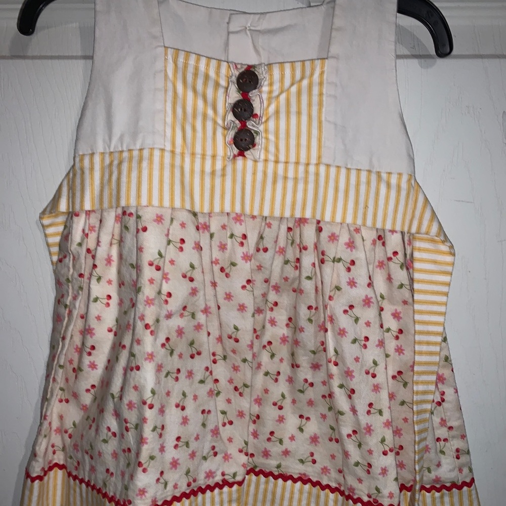 Well Dressed Wolf Cherry Baby OG Unicorn Dress 18m WDW OmiJo Deaigner EUC
